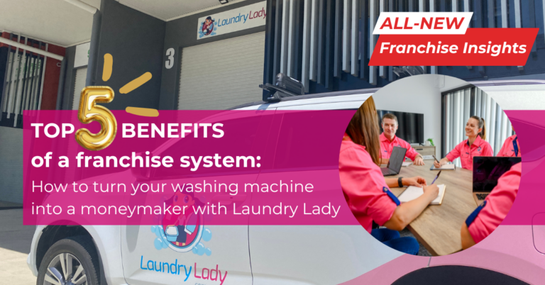 Five top benefits of a franchise model: how you can turn your washing machine into a moneymaker with Laundry Lady